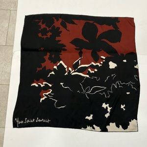Yves Saint Laurent silk scarf